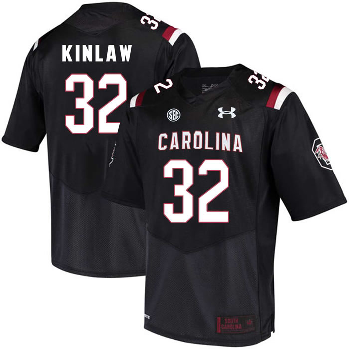 South Carolina Gamecocks #32 Caleb Kinlaw Black College Football Jersey DingZhi